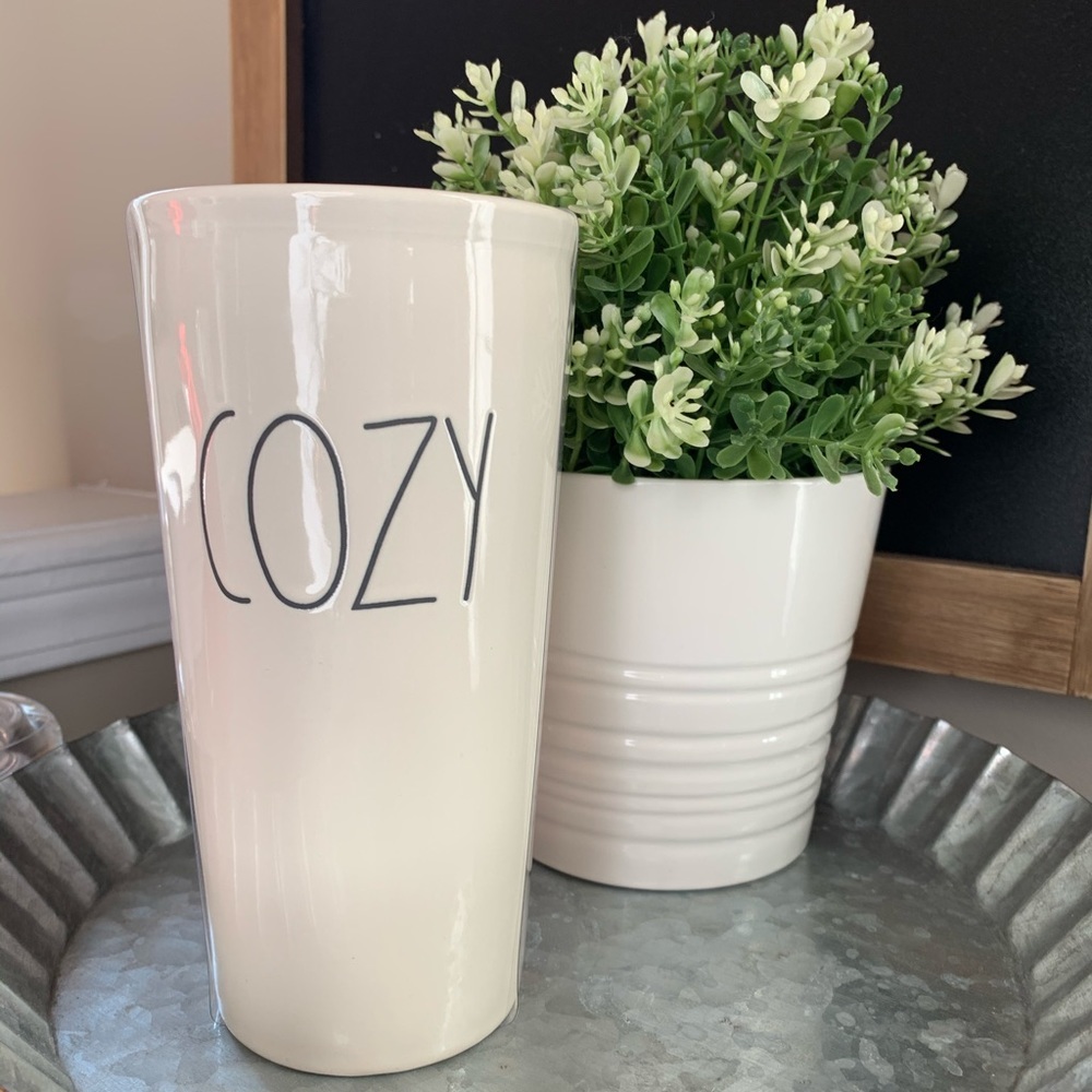 Rae Dunn‎ Artisan Collection “Cozy” Travel Tumbler by Magenta - New